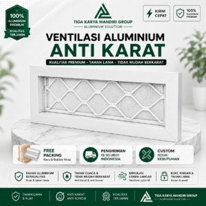 Ventilasi Aluminium | Kawat Nyamuk & Tralis | Anti Karat Minimalis