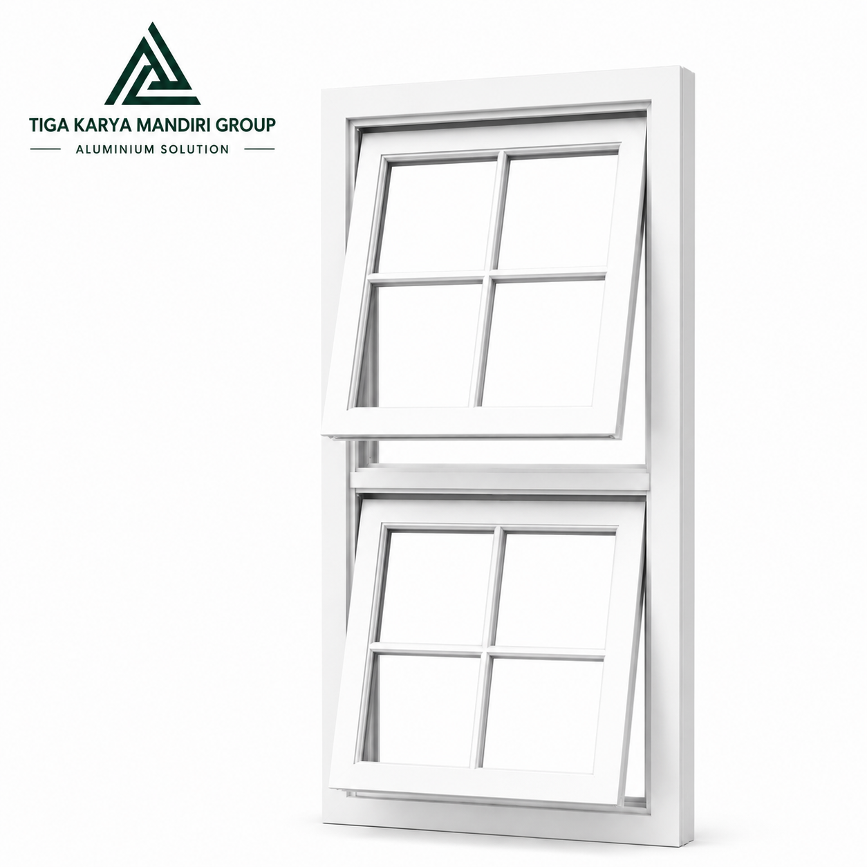 Jendela Aluminium Modern Dual Open 50x100 cm | Minimalis Premium - Image 8