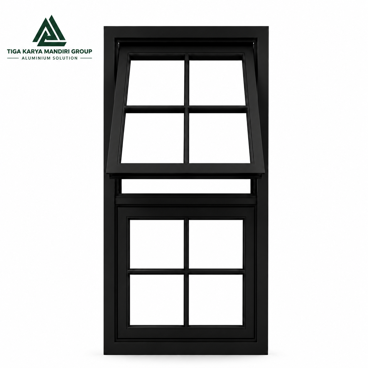 Jendela Aluminium Modern Kombinasi Fix Window 50x100 cm | Minimalis Premium - Image 8