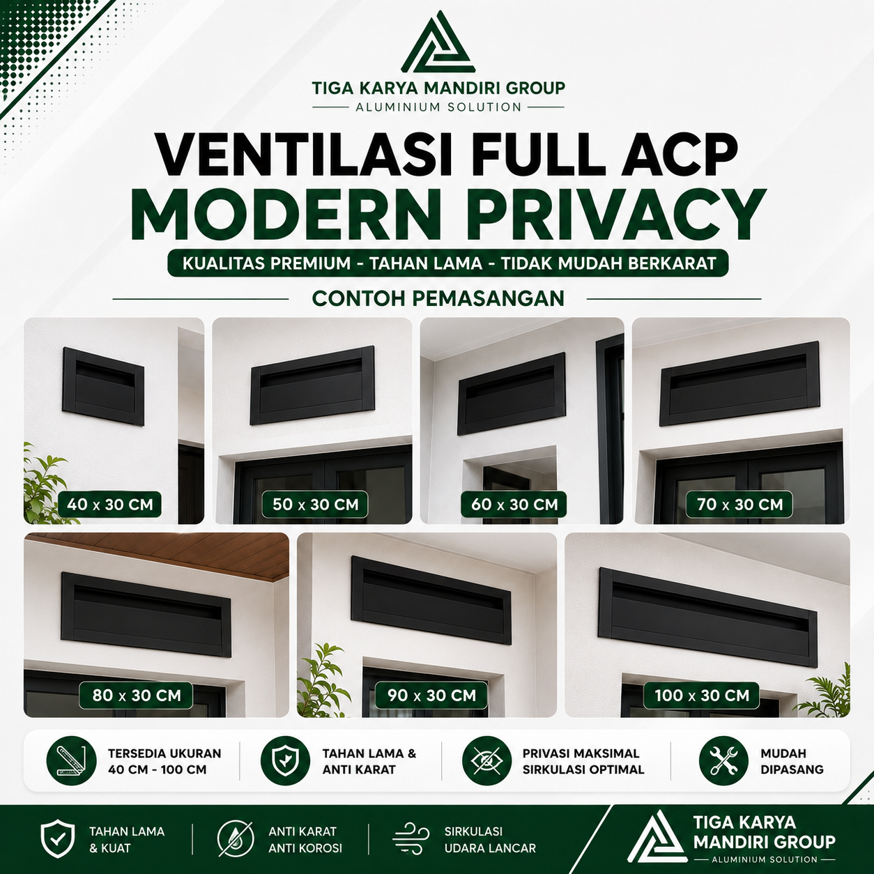 Ventilasi Full ACP Modern Privacy | Aluminium Minimalis Premium - Image 3