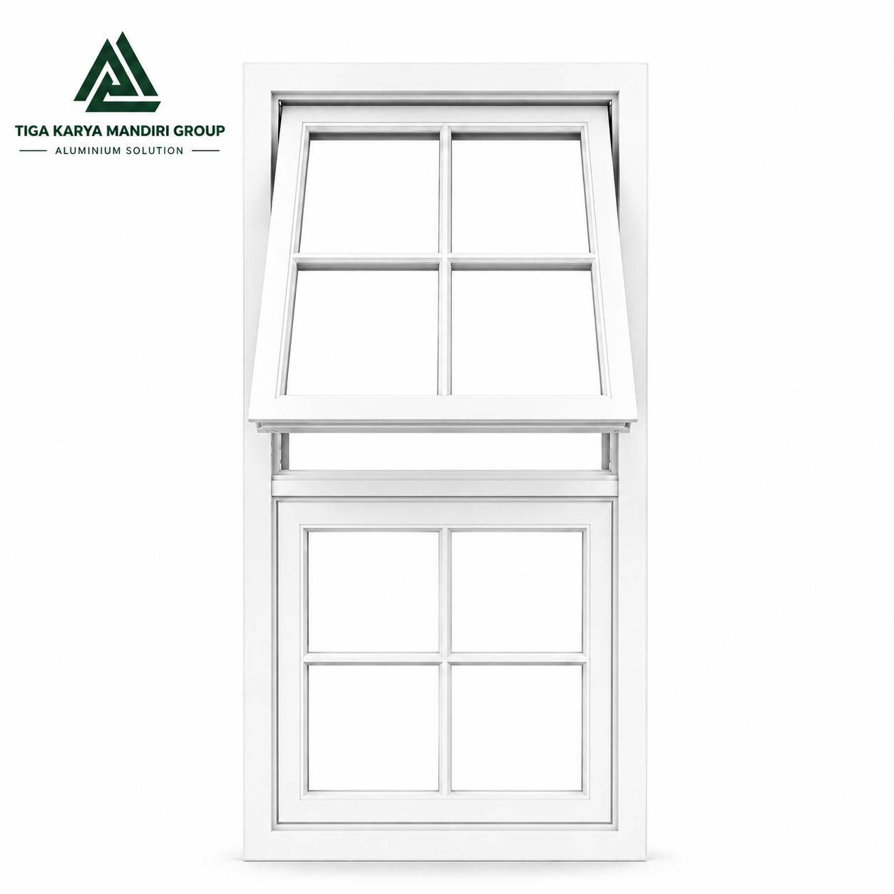 Jendela Aluminium Modern Kombinasi Fix Window 50x100 cm | Minimalis Premium - Image 7