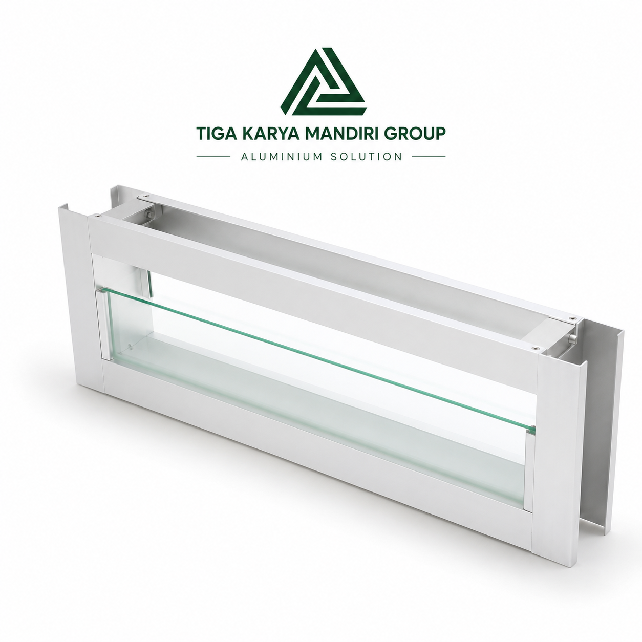 Kaca Mati Aluminium Zig Zag Minimalist Tinggi 20 cm | Ventilasi Dapur Modern - Image 7