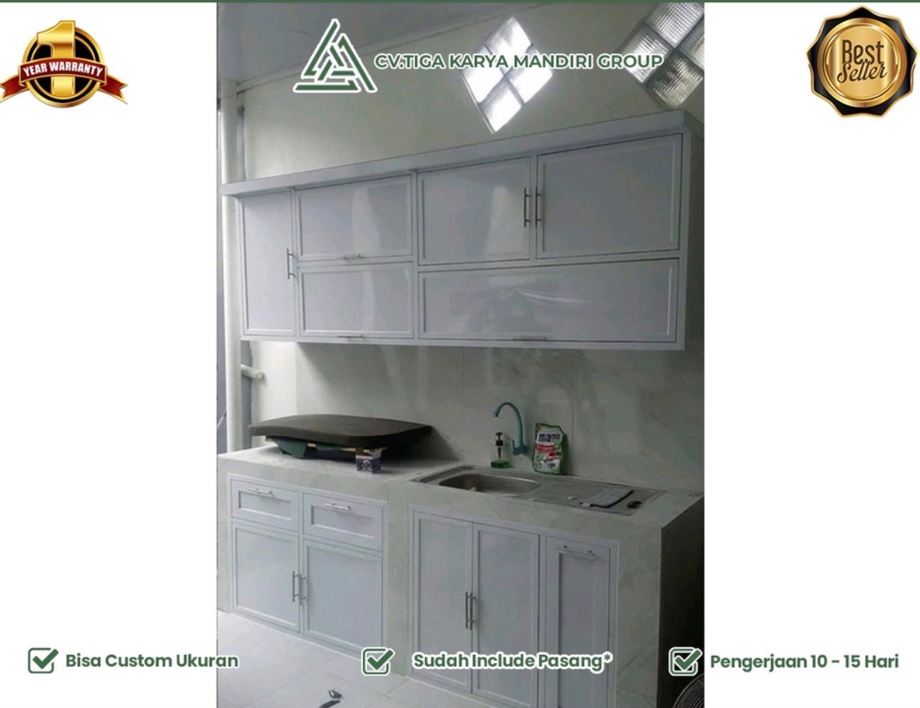 kitchen set aluminium bekasi - tkm