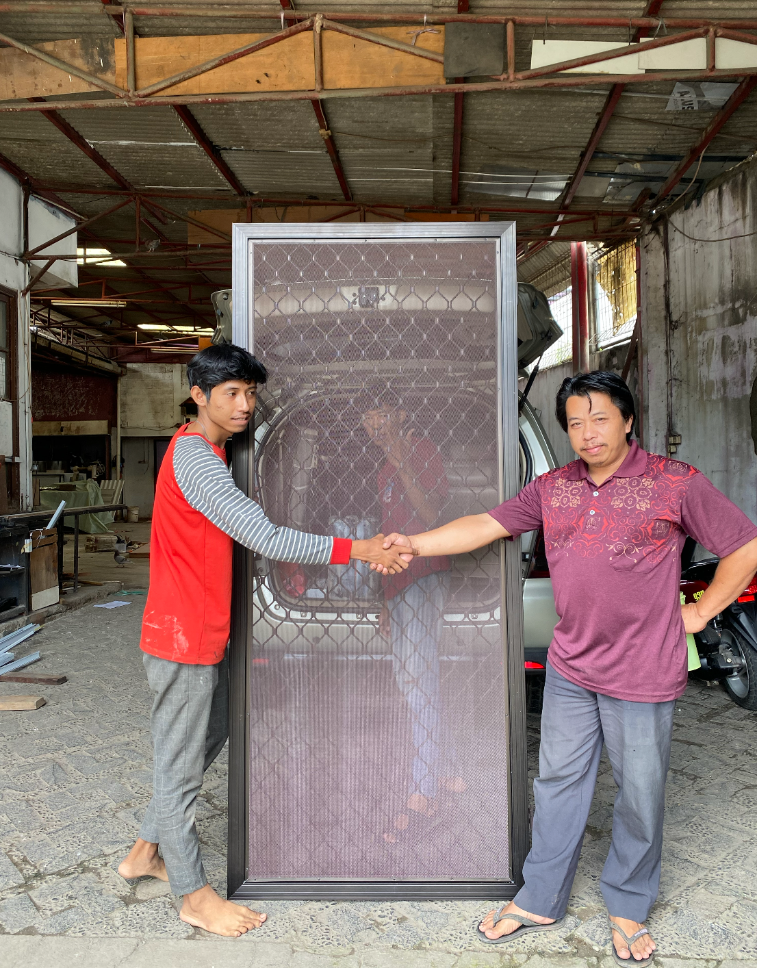 pintu aluminium bekasi tkm bangmul